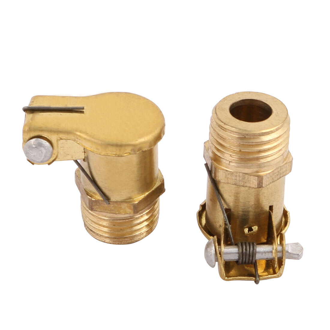 5Pcs Replacement 1/8NPT Male Thread L Type Metal Spring Cap Oil Grease Cup