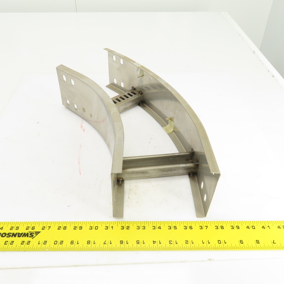 Cooper 4SS6MR-06-45HB12 B-Line Stainless Steel 45° Ladder Cable Tray 6″ W