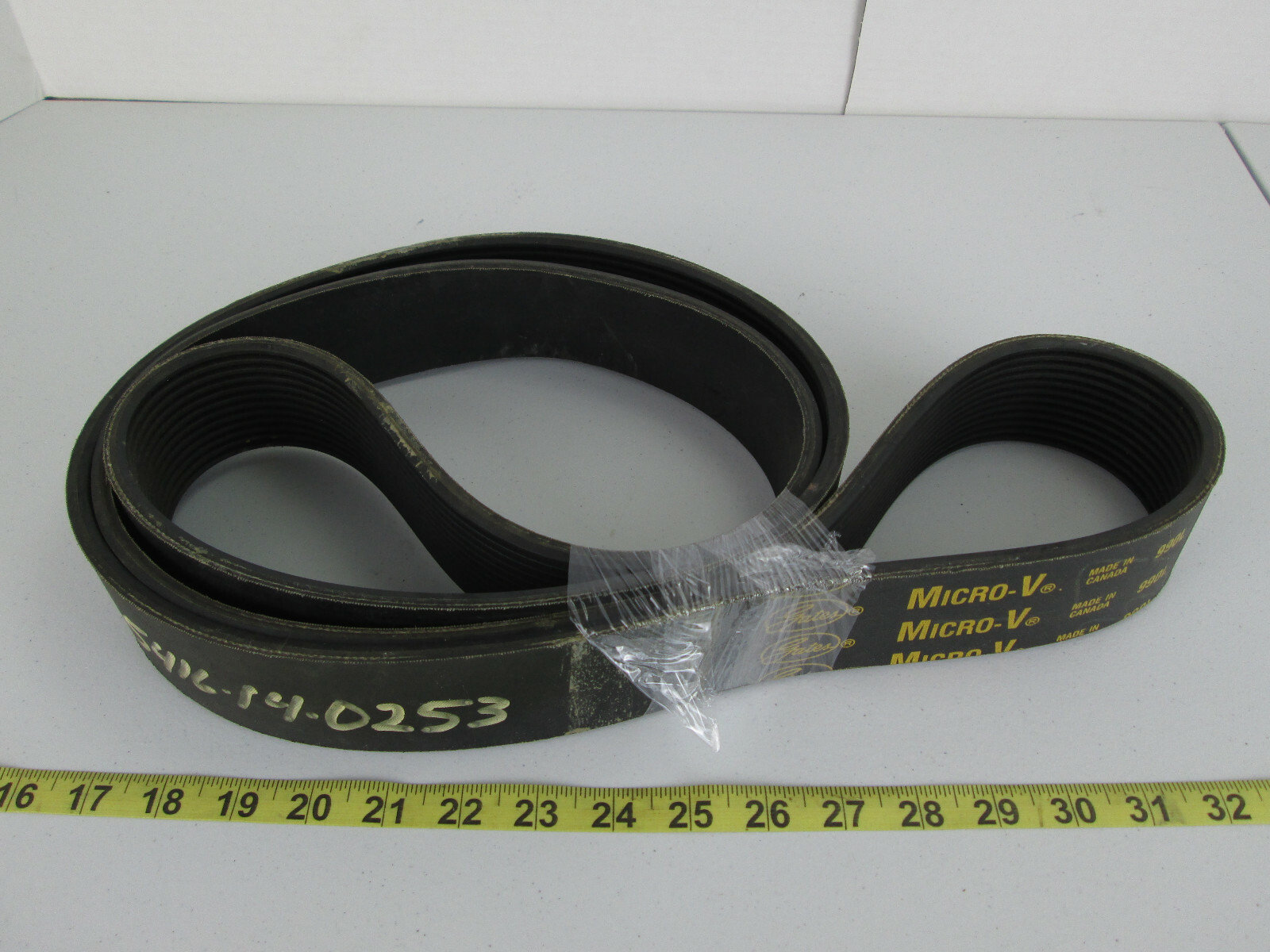 New NOS Gates Micro-V 990L 990L12 12 Ribs 2-1/4″ x 99″ Belt