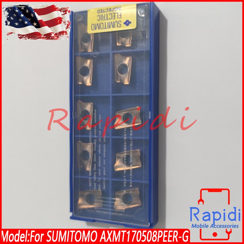 10Pcs Carbide Inserts For SUMITOMO AXMT170508PEER-G ACP300 US STOCK