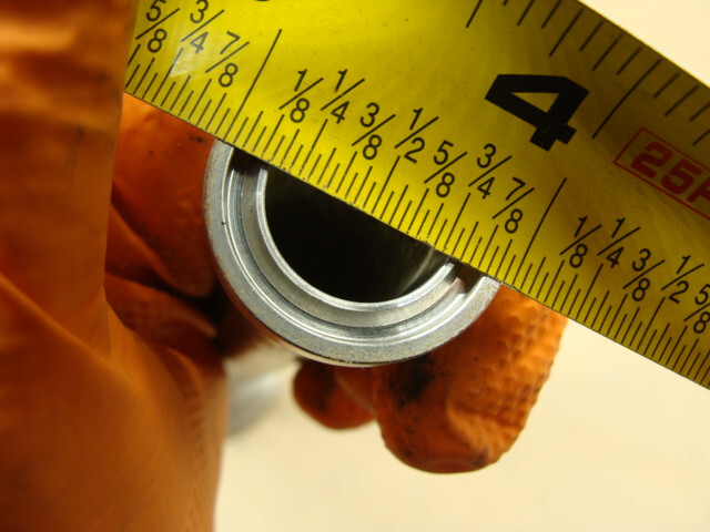 TRI-CLAMP SANITARY TUBE 9-1/2″ L X 5/8″ID FLANGE END 2″ OD X 5/8″ID P1323-G30