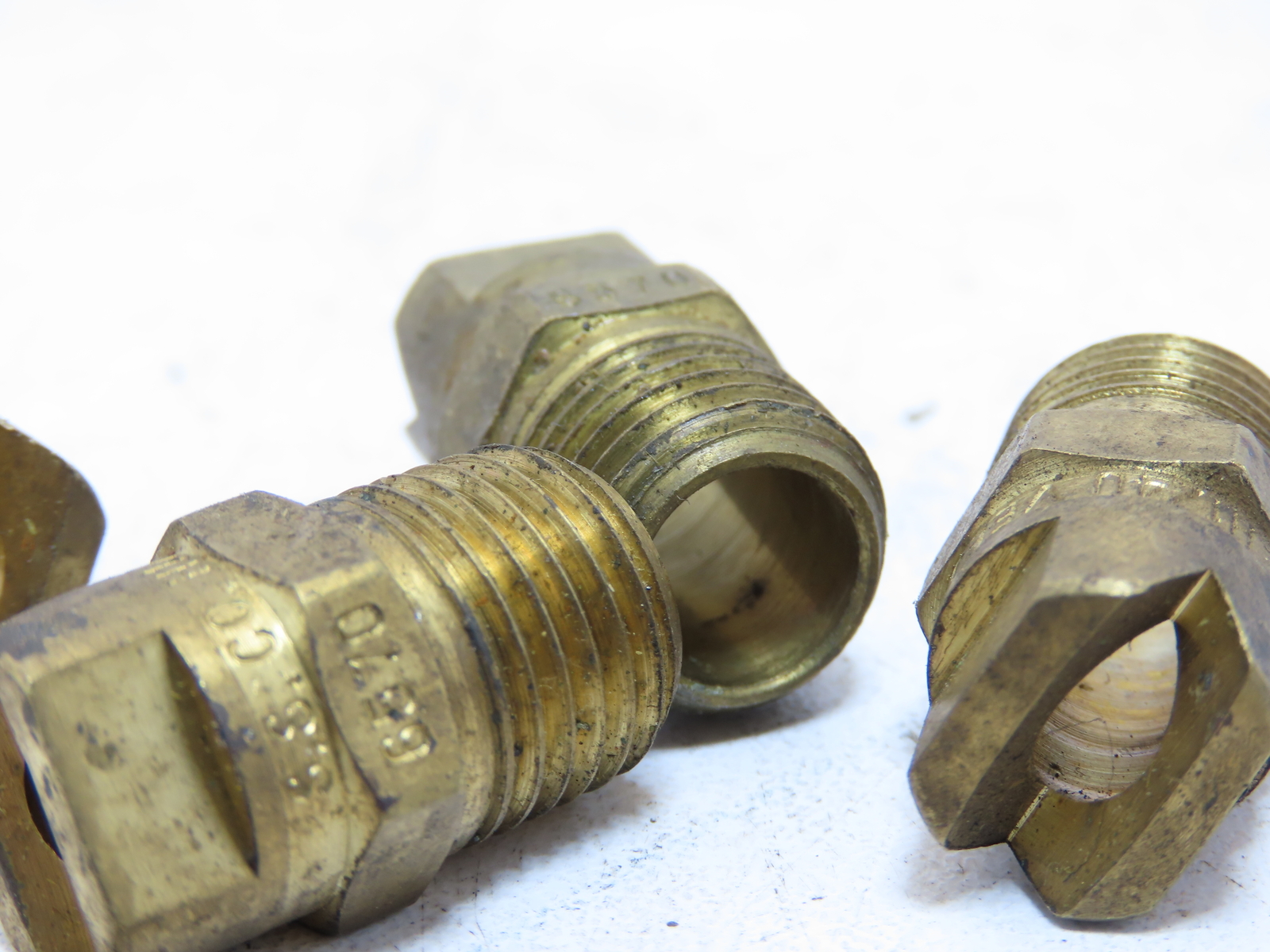 Steinen Type V 6.0 80 Deg Fan-Jet Flat Spray Nozzle 1/4 MPT NPT Brass QTY 4″