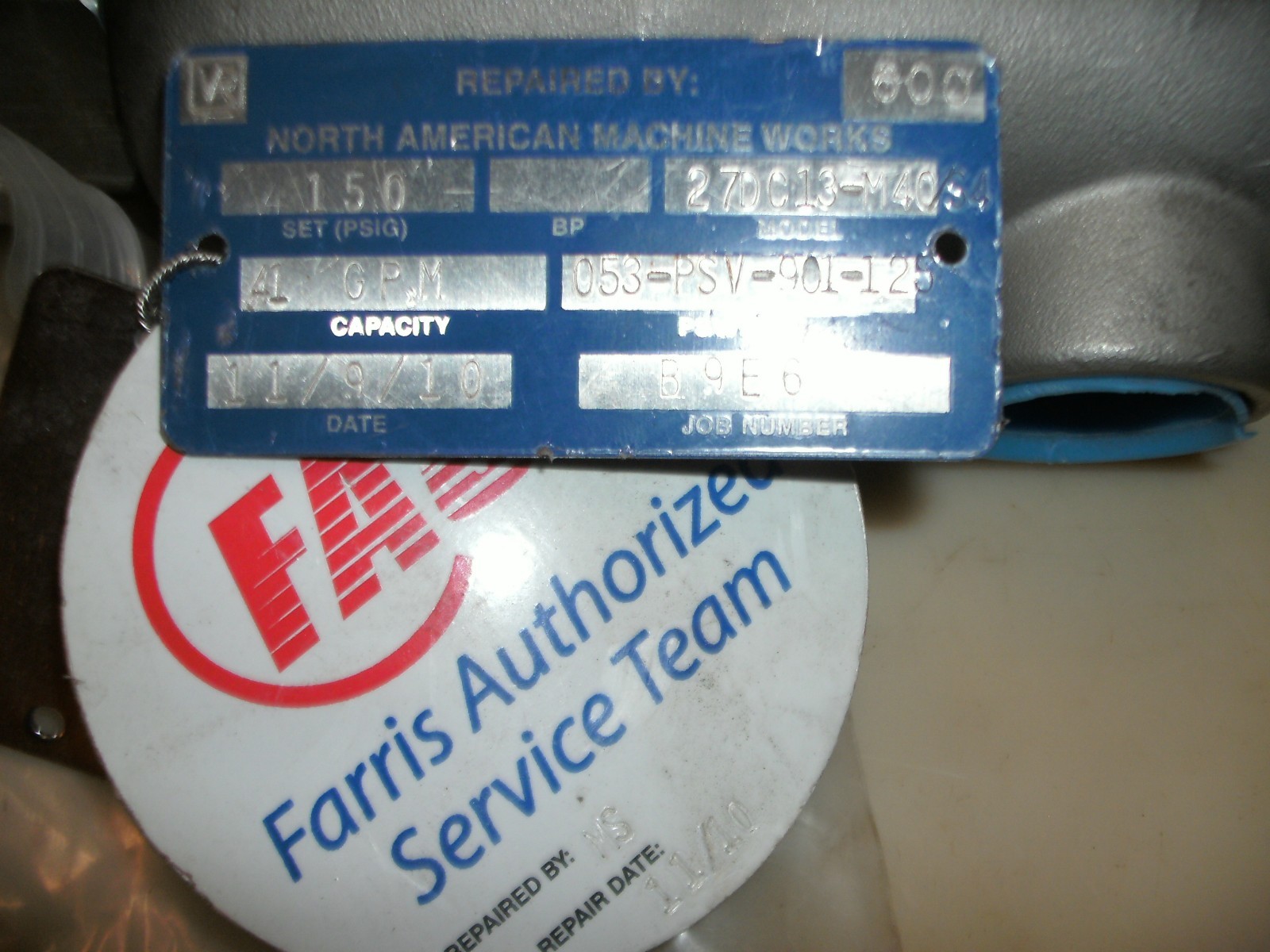 FARRIS CF8M 27DC13-M40S4 1/2″X1 D 150 PSIG 41 GPM STAINLESS SAFETY RELIEF VALVE