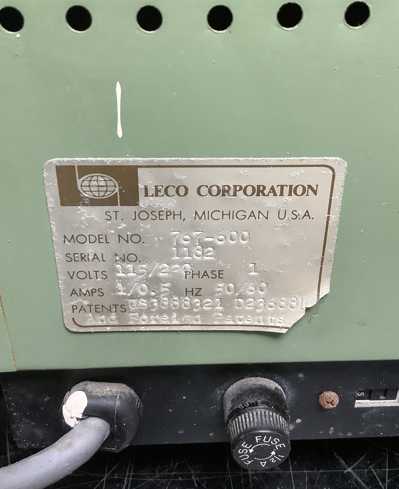 LECO CORP Model 767-600 Electronic Balance