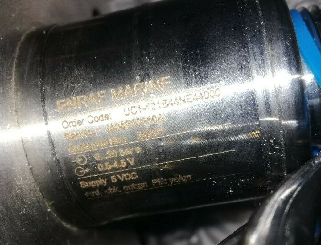 ENRAF MARINE SYSTEMS Level gauge or Pressure Transmitter 0-20 Bar a