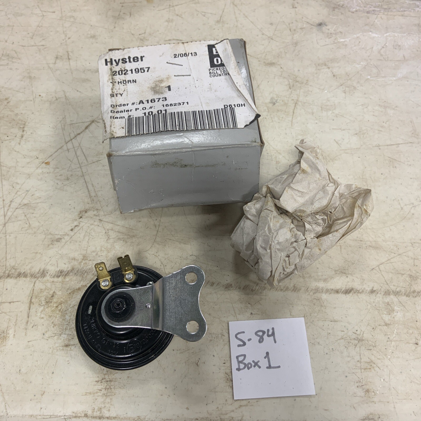 NEW HYSTER 12V HORN 2021957 Nikki GF-12 Thailand