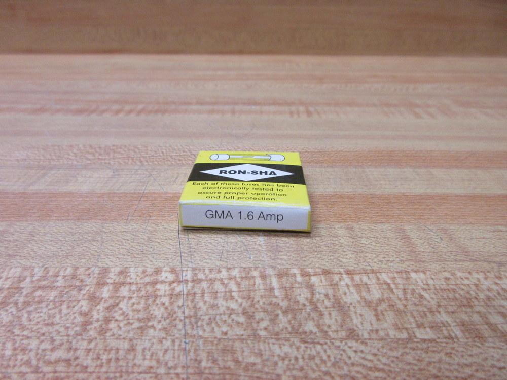 Ron-Sha GMA-1.6 Fuse Cross Ref 6F100 Fine Wire Element (Pack of 5)