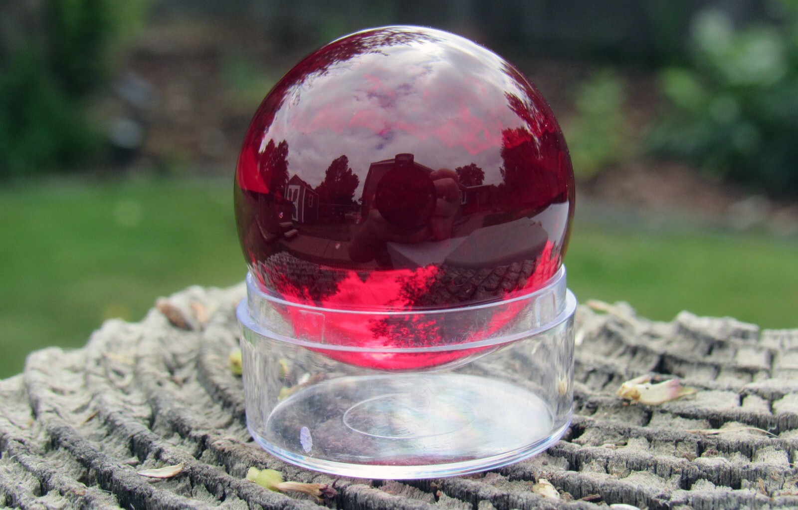 Ruby Ball 30mm Sphere, Corundum, Anxiety Relief, Everyday Carry, Gift