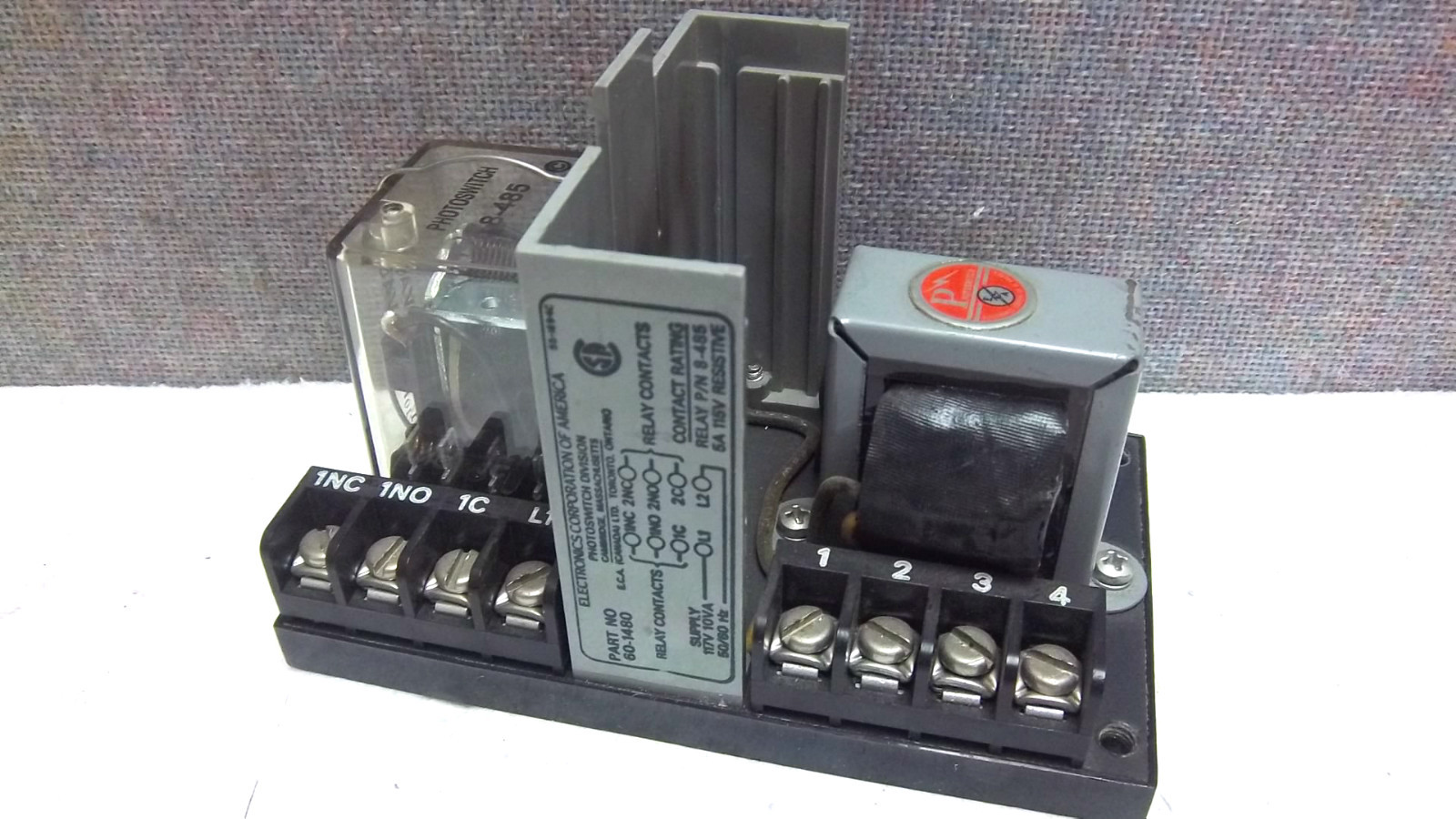 ELECTRONICS CORP CONTROL BASE 60-1480 USED 601480