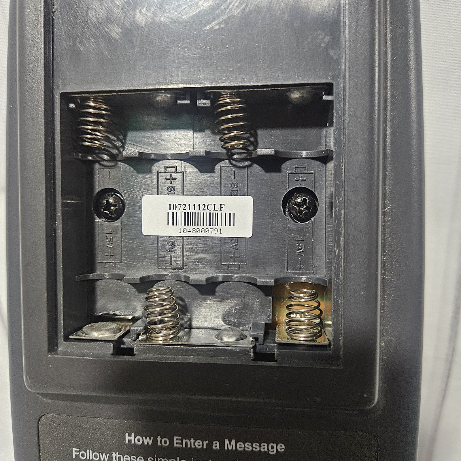 Adaptive Micro Systems 10721112CLF LED Sign Remote Control Keyboard