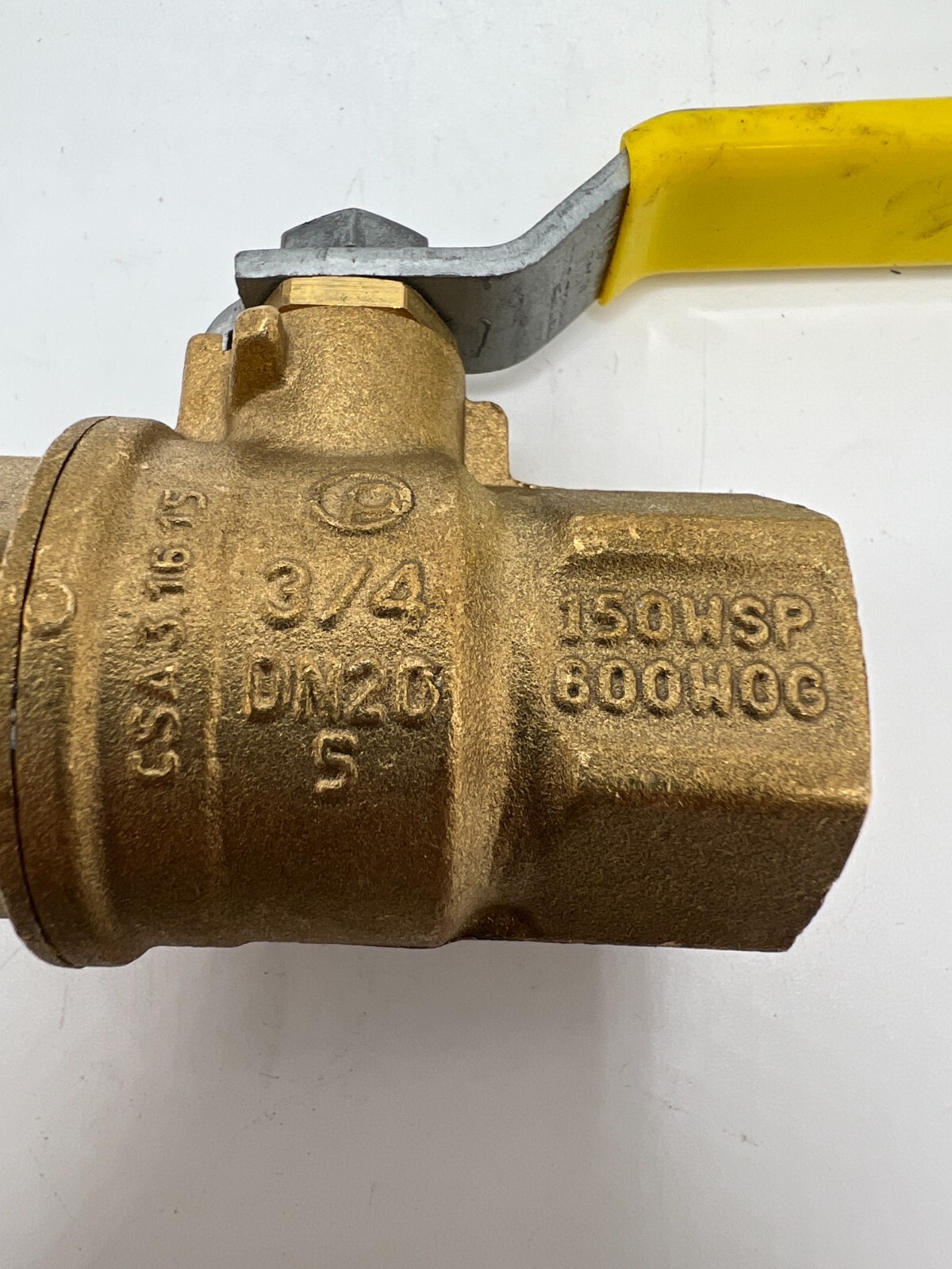 Jomar 3/4″ TWO PIECE BRASS, GAS SHUT OFF BALL VALVE T-100NE