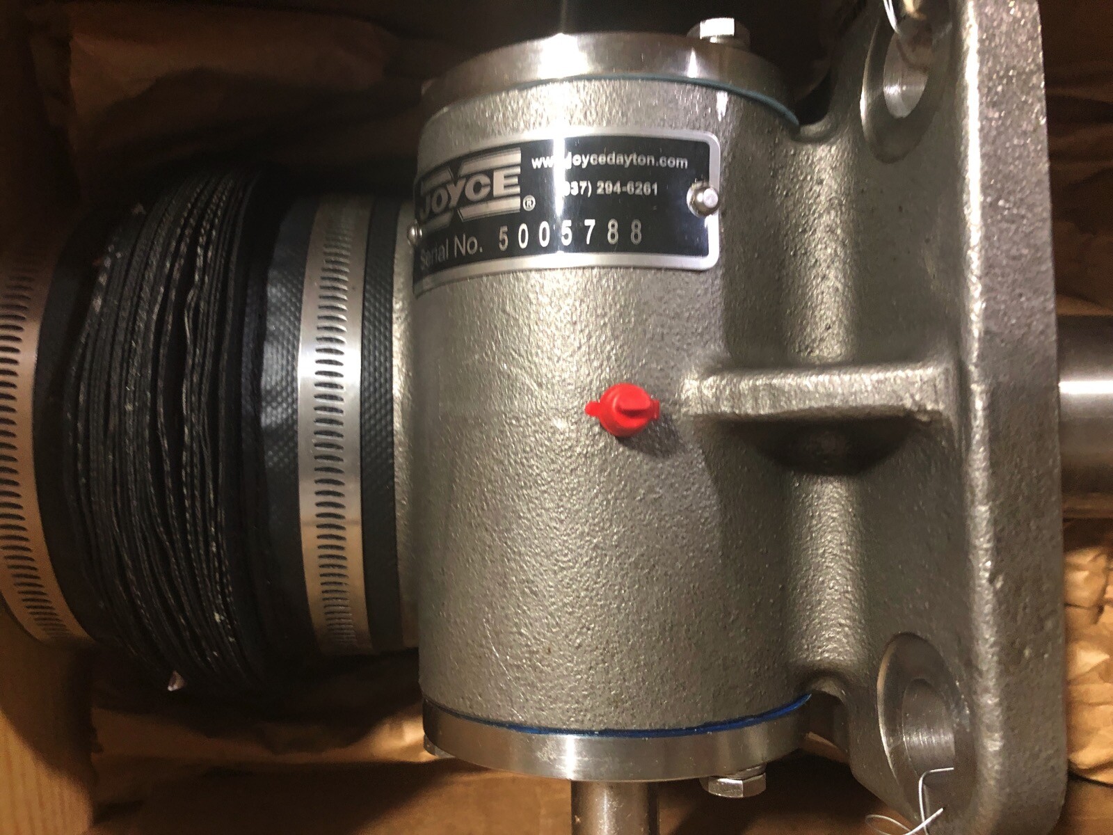 JOYCE WJT245-13-UP-T WORM GEAR JACK CNTRL QS-12042 VAL0165738 SHIPPING AVAILABL