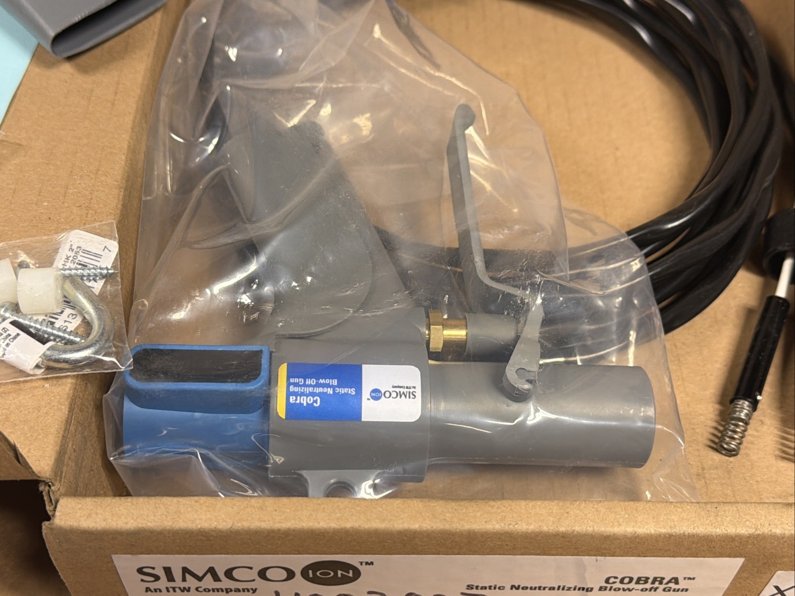 NEW SIMCO 4003007 Cobra Static Neutralizing Blow-Off Gun WARRANTY FAST SHIPPING