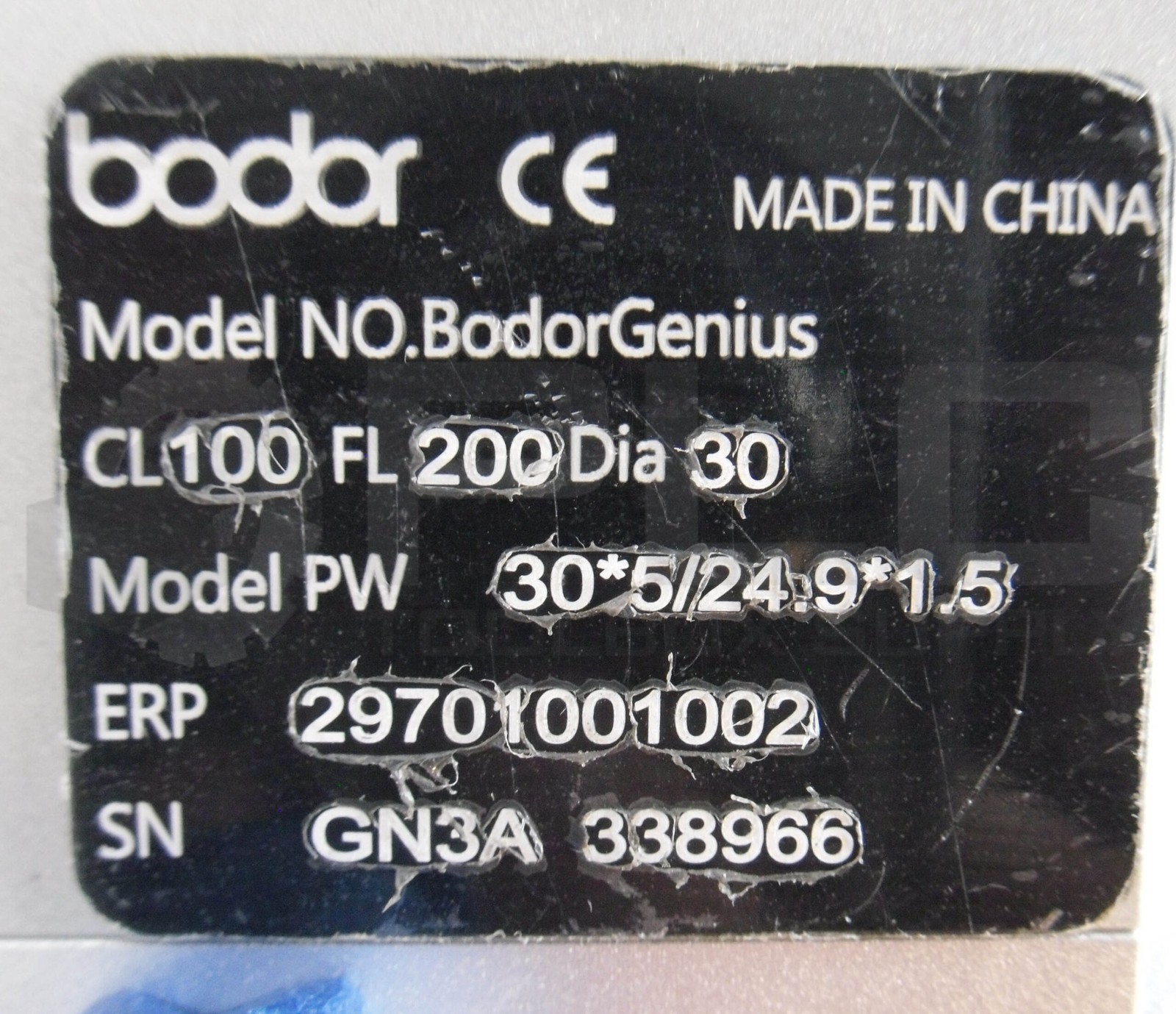 NEW BODOR 30*5/24.9*1.5 BODORGENIUS LASER HEAD (29701001002) CL100 FL200 DIA 30