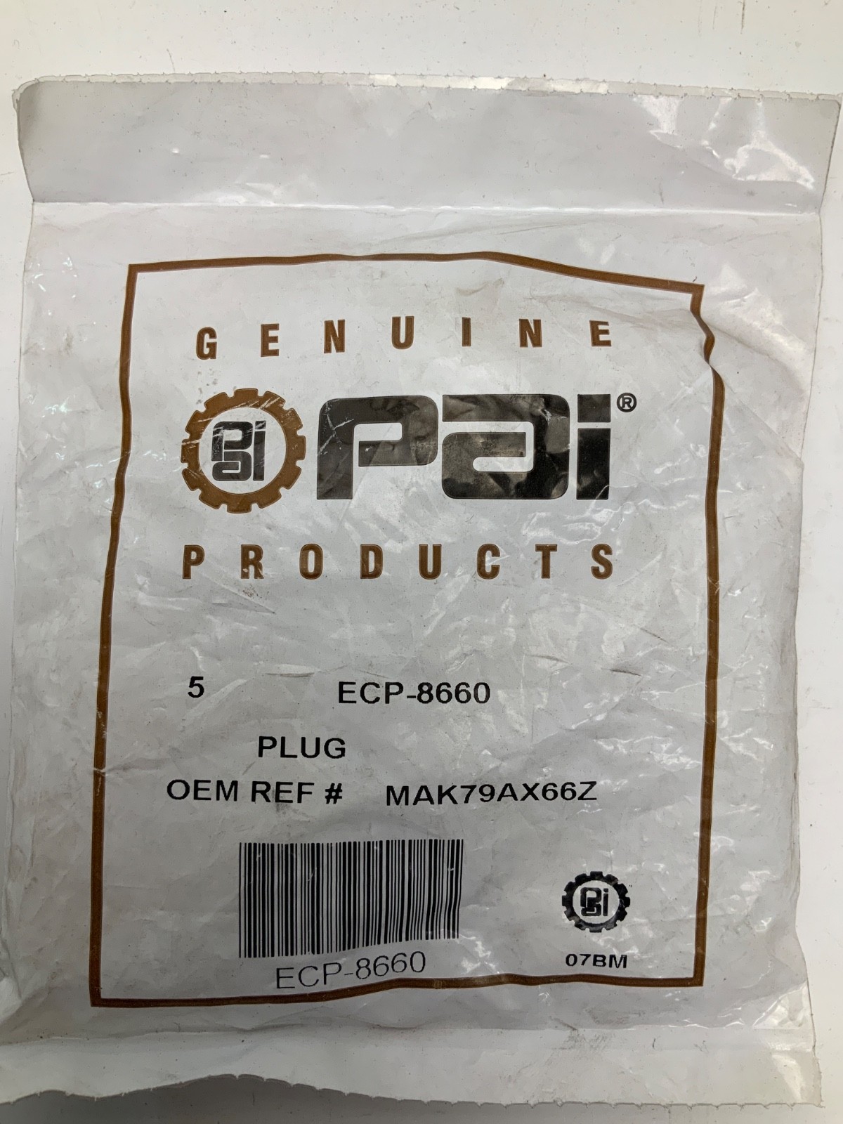 NEW PAI GENUINE PARTS ECP-8660 PACK OF 5 MAK79AX66Z