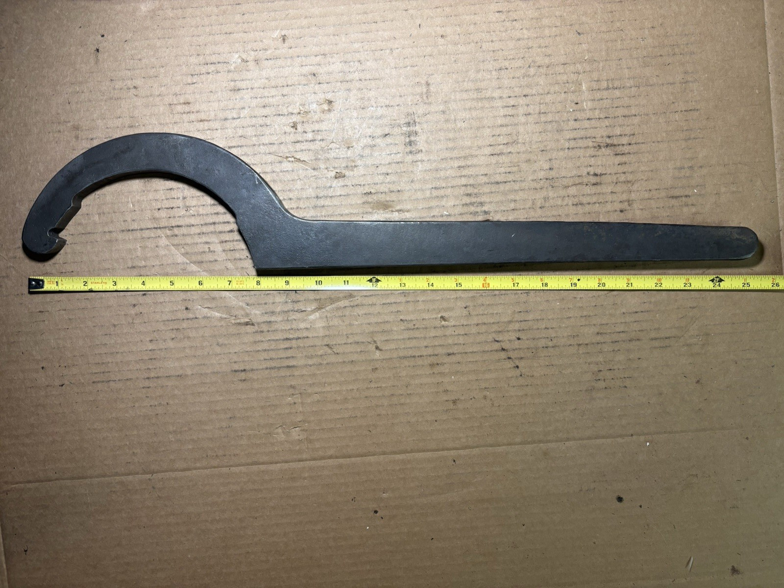 Large Hook Spanner Wrench Industrial 25-1/8″ Overall Length