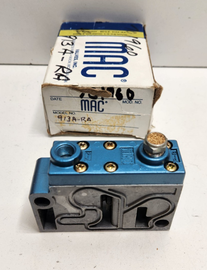NEW IN BOX! MAC VALVE MANIFOLD 913A-RA