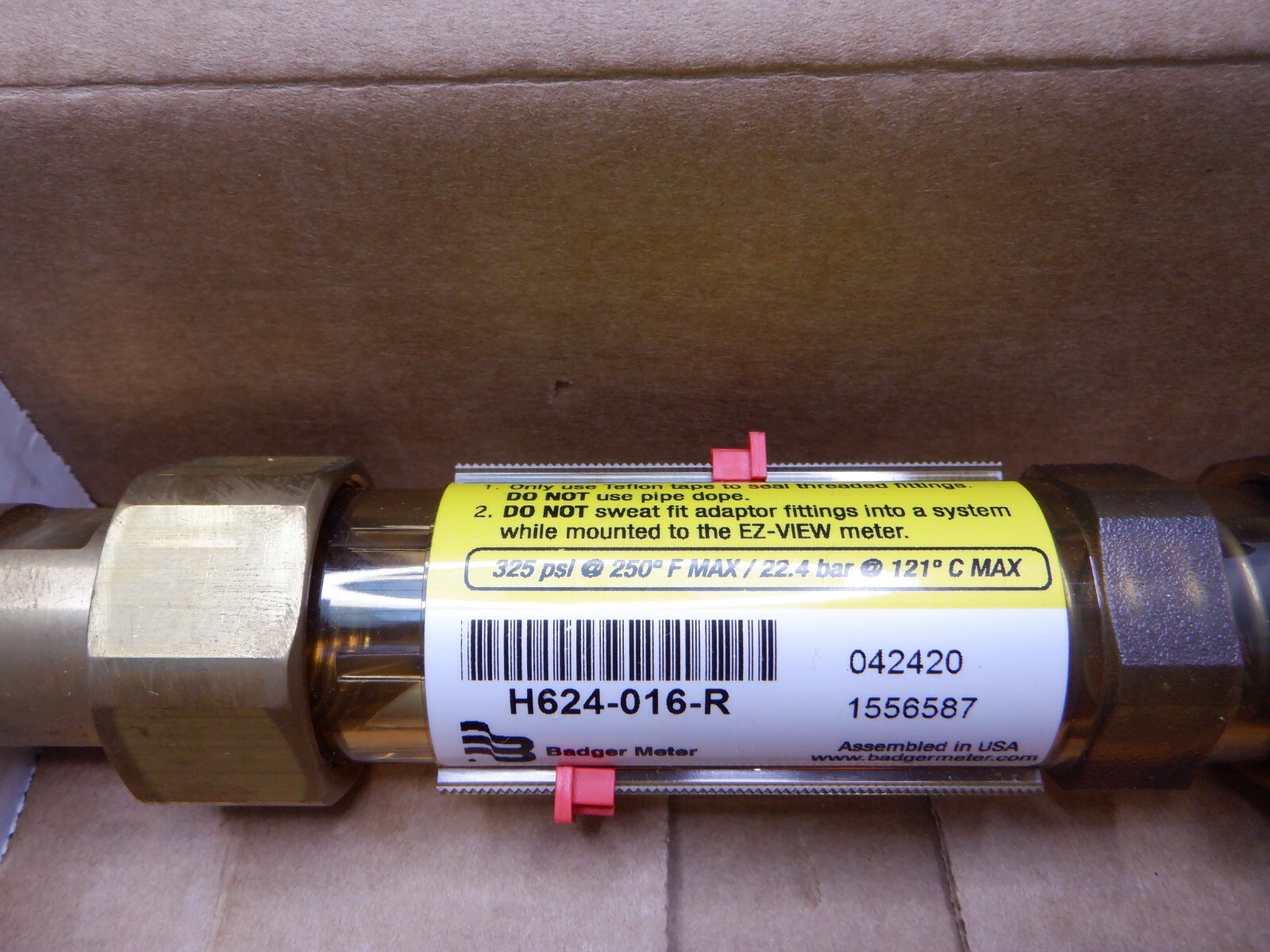 Hedland H624-016-R Flow Meter Badger Meter new