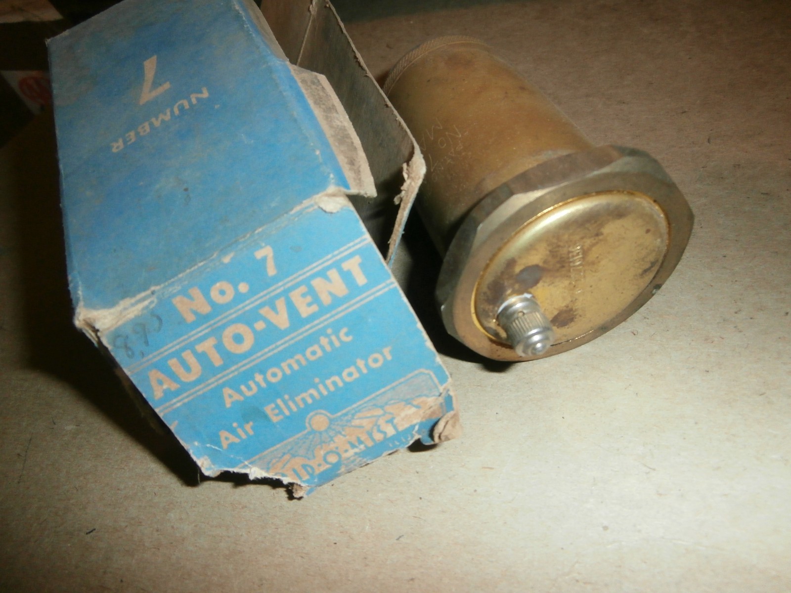 NOS Maid-O-Mist Auto Vent Automatic Air Eliminator No 7