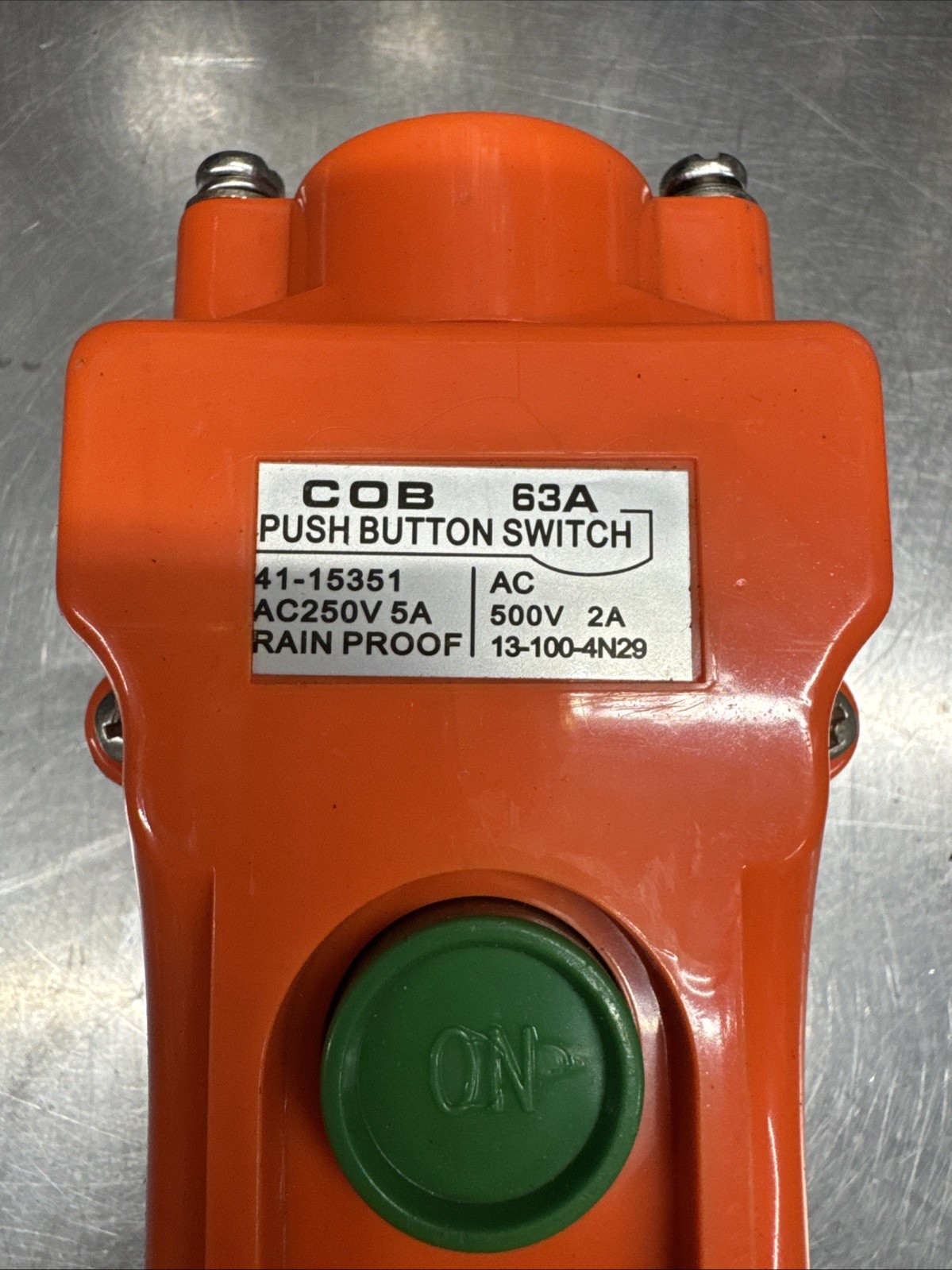 NEW COB 63A HOIST PUSH BUTTON SWITCH 250-500VAC 5/2A 41-15351 Controller