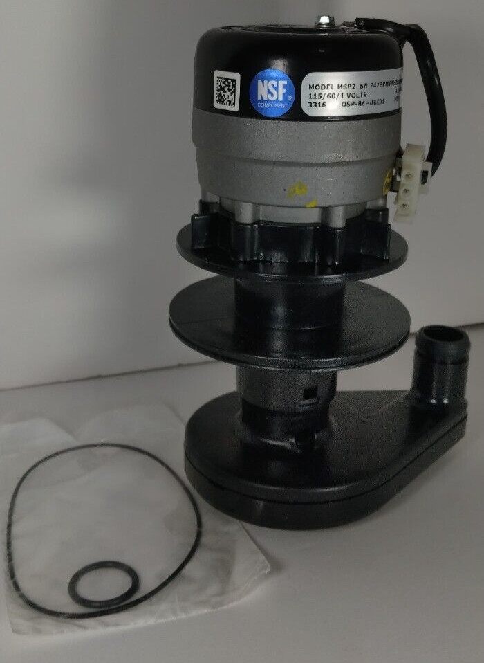 NEW OEM Manitowoc 2008929 Water Pump Includes O-Rings Model MSP2 P/N 20-0892-9