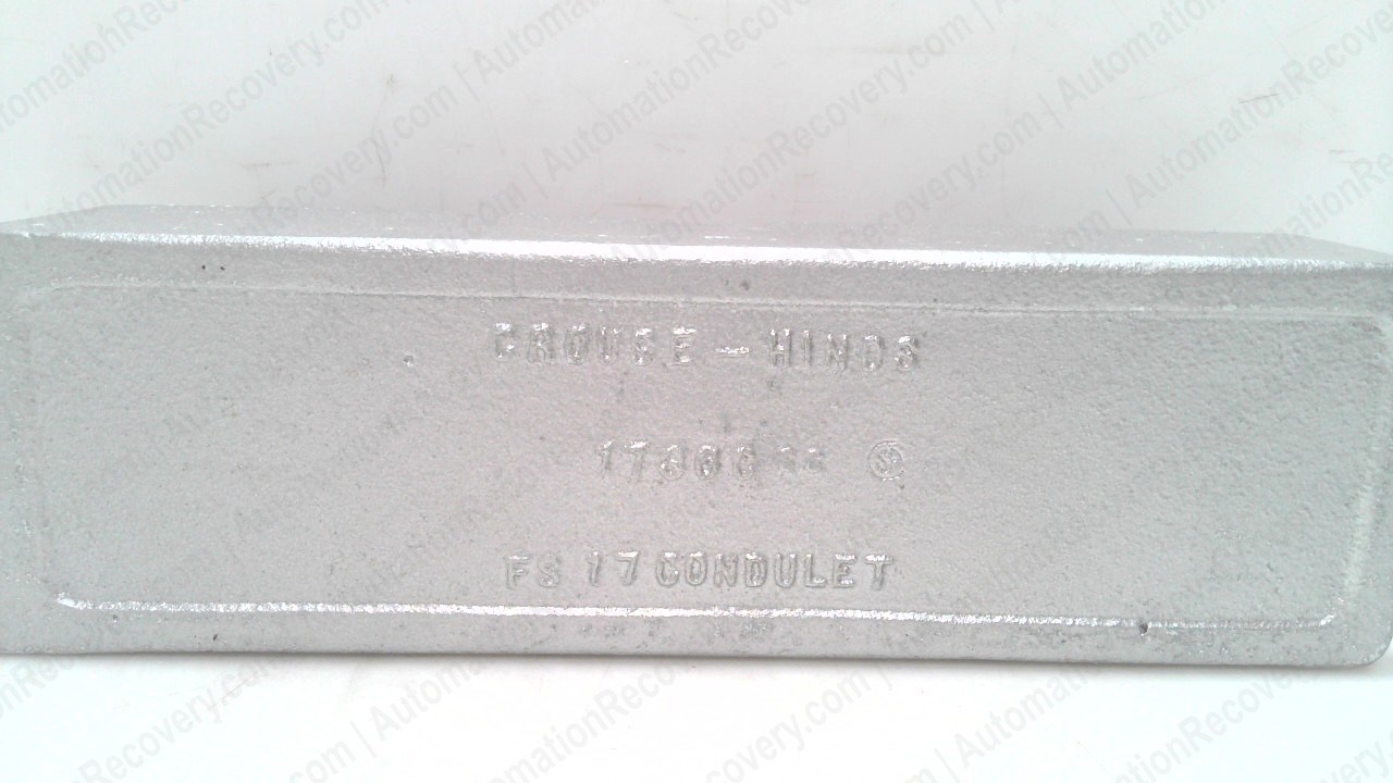 CROUSE-HINDS FS 17, CONDUIT BOX, NEW* #355008