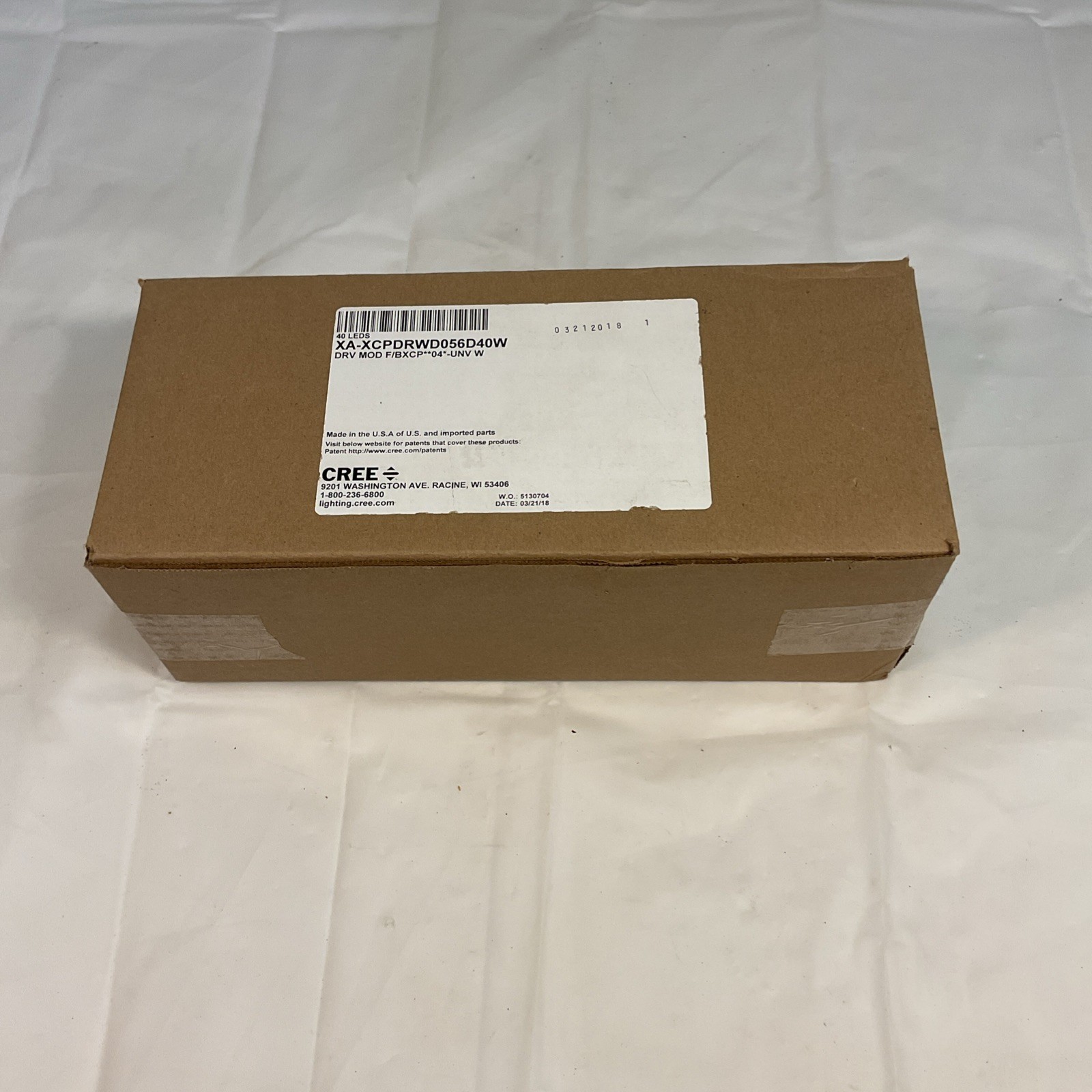Cree LED Driver Assembly Replacement Kit XA-XCPDRWD056D40W New In Box
