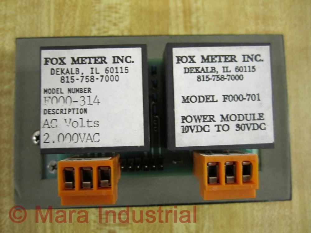 Fox Meter F000-701 POWER MODULE F000-314