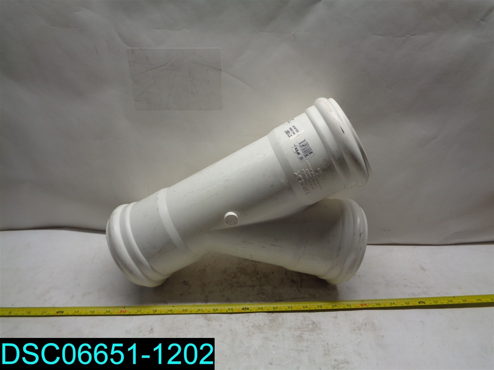 4″ PVC SDR 35 1/8 Bend 45Ã‚Â° Wye 622454809635