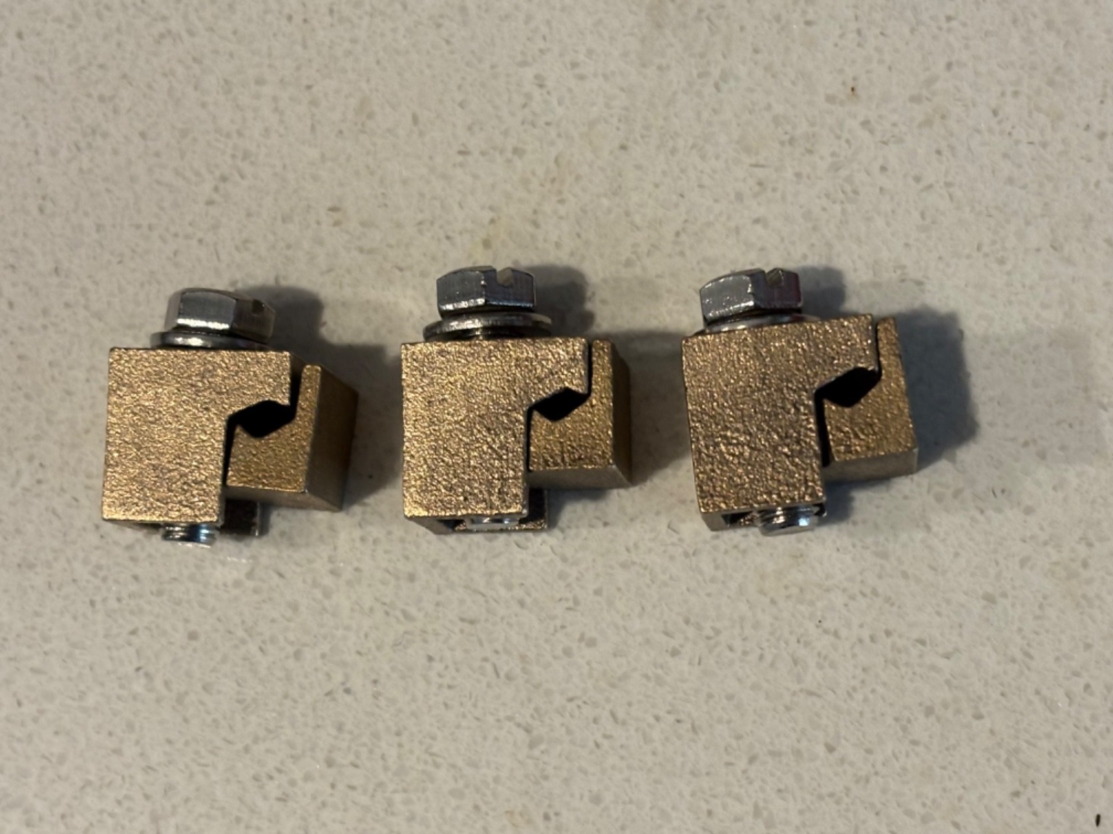 Burndy VG1 VISEIT Vice Clamp #10090342 Copper Alloy Connector #6-#10 Sol 3-PACK