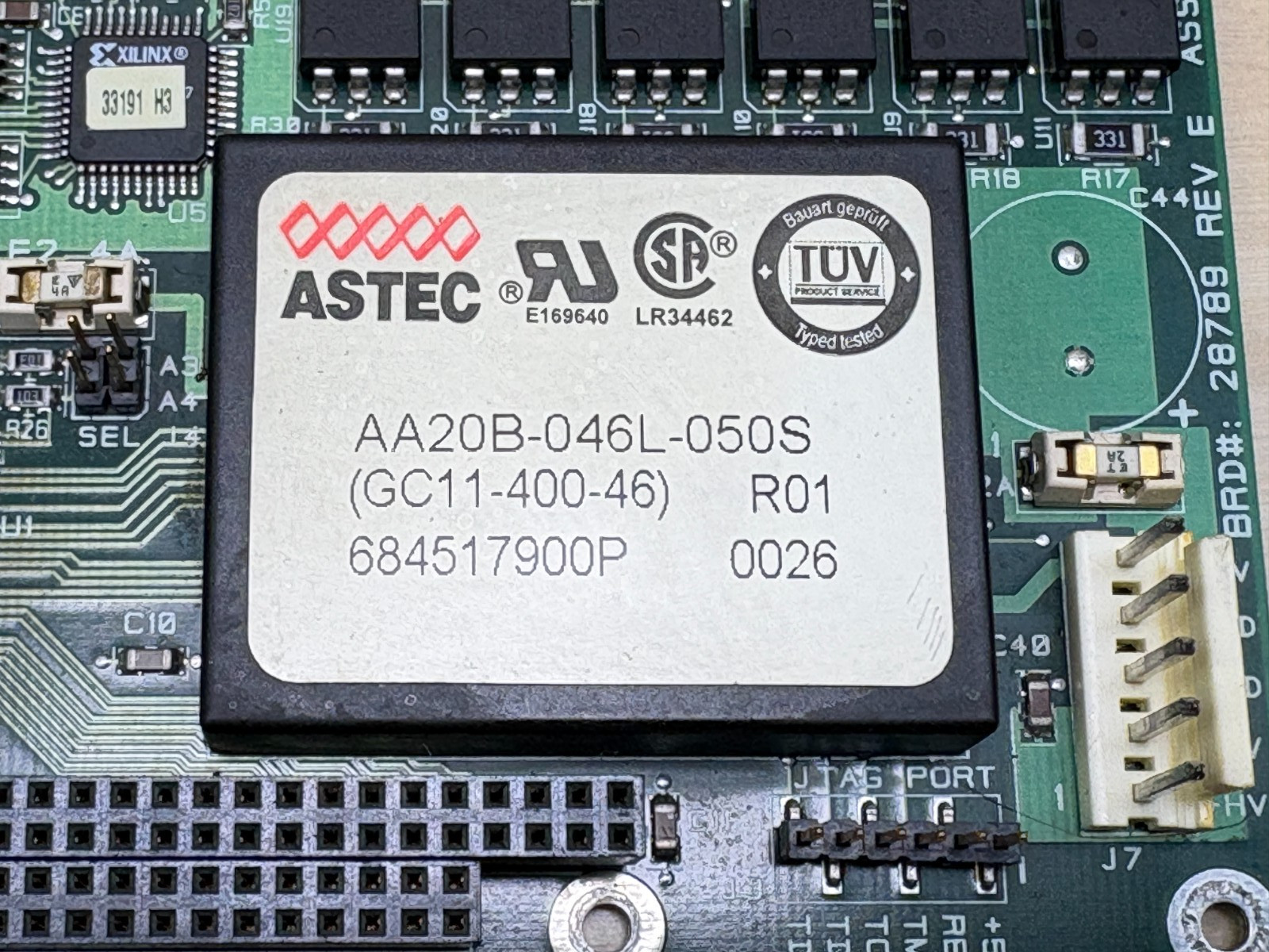 Telesis 28788-01 Rev B Communication Board for TMC420 Pinstamp Controller