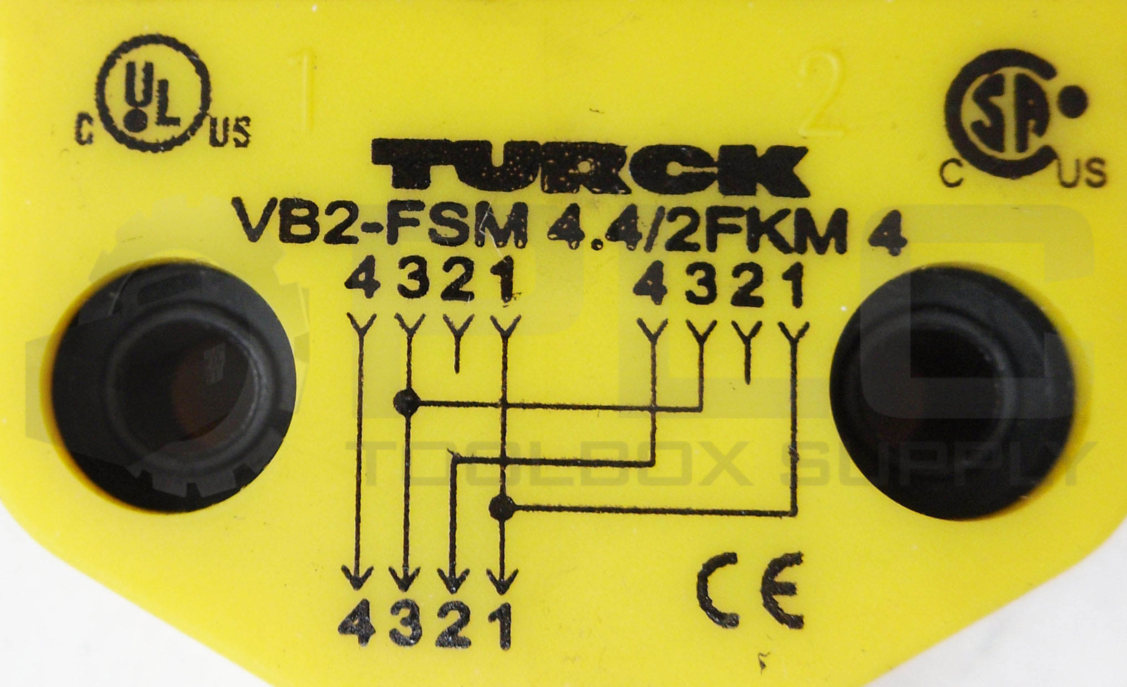 LOT OF 2 NEW TURCK VB2-FSM4.4/2FKM4 SENSOR SPLITTER U0098