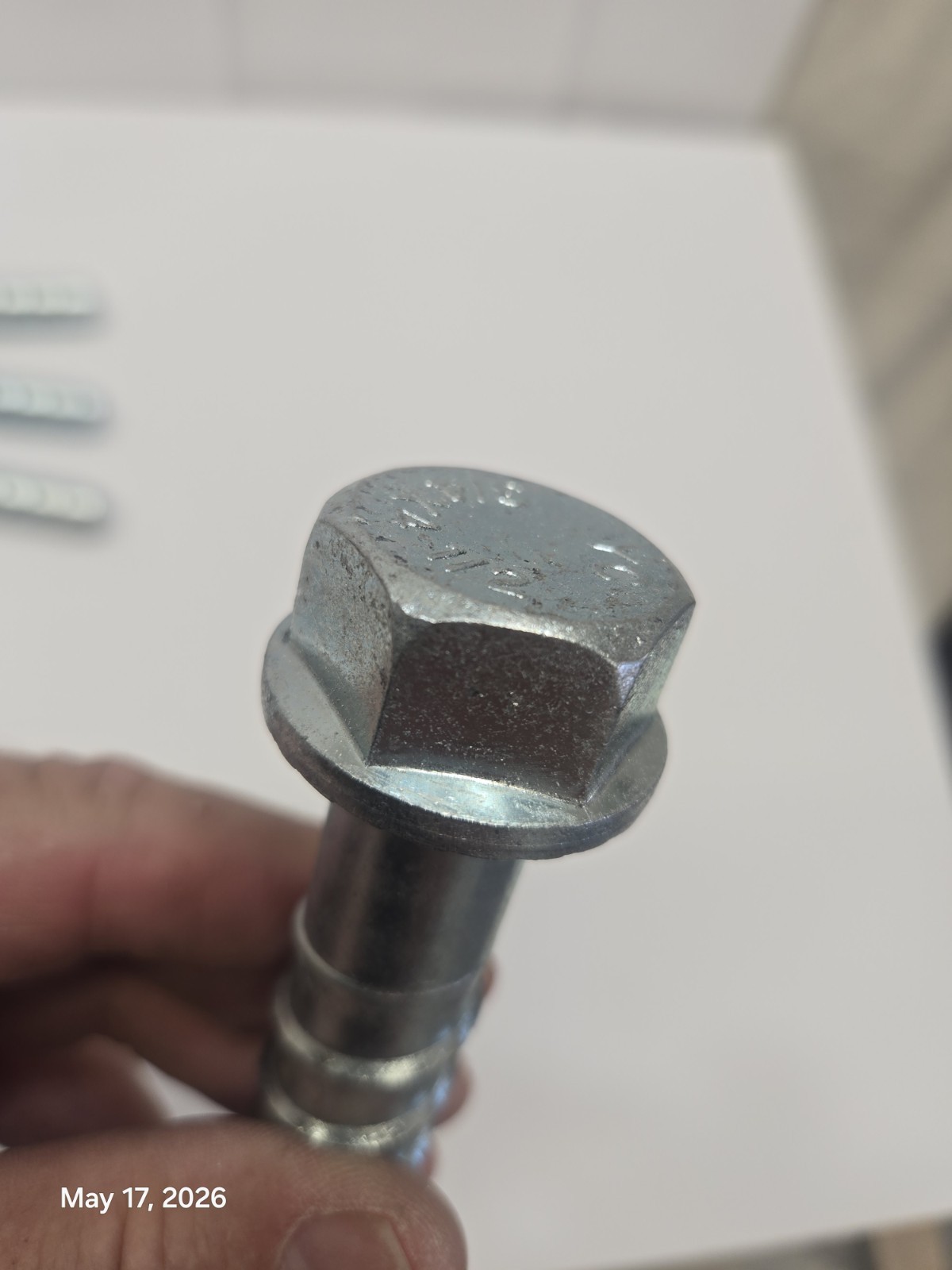 Concrete Screw Anchors Zinc Plated 3/4″ x 4 1/2″ Case Hardened Hex Washer 8 PCs