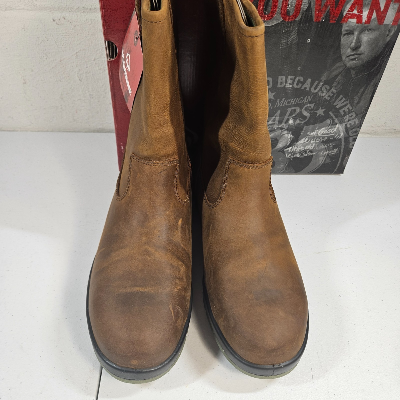 Wolverine Men’s Steel Toe W03258 DuraShocks Wellington Stone 11.5 M New