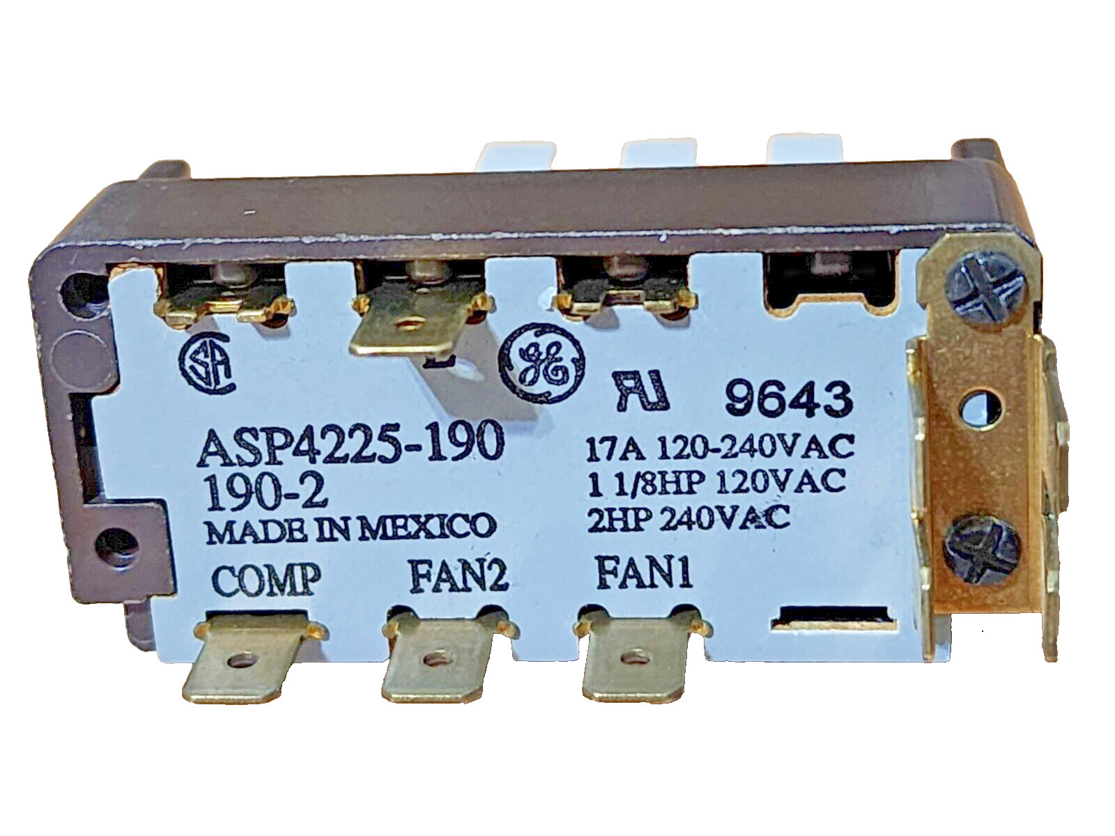 OEM ASP4225-190 Gemline 19002 Push Button 4 Position Switch B11-613, 190-2