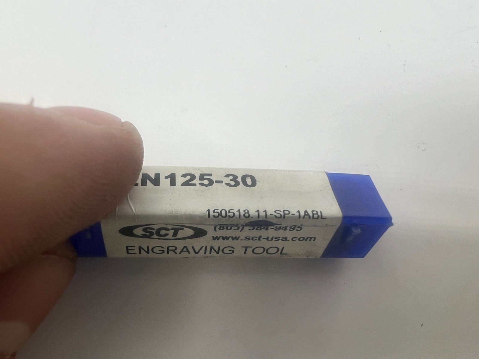 Scientific Cutting EN125-30 Conical Point Engraving Cutter: 30° 0.005″ Tip Diam