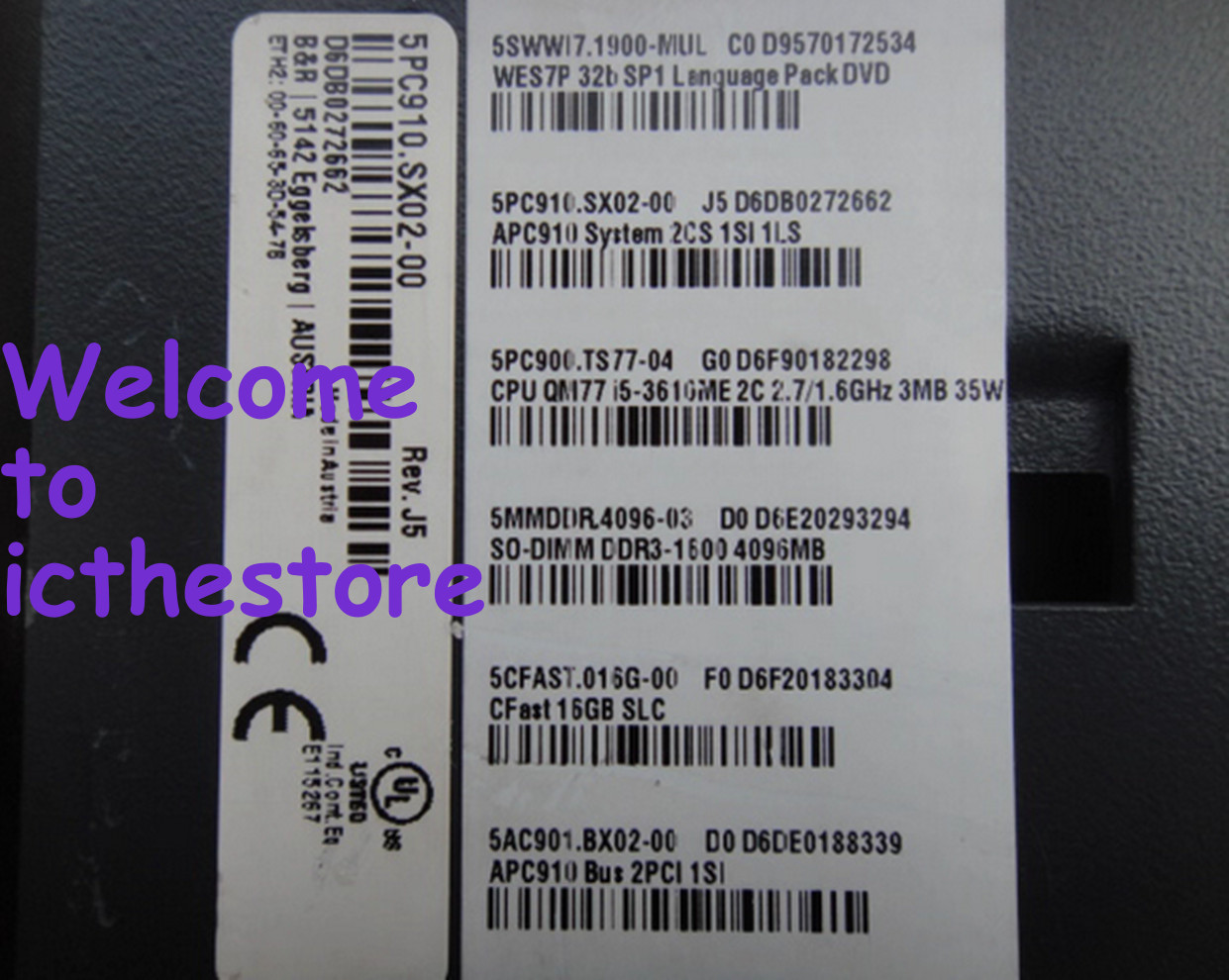1pc test OK 5PC910.SX02-00 Industrial PC by DHL or Fedex with warranty