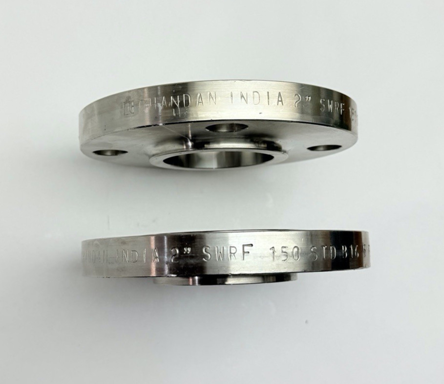 Lot Of 2, Chandan Flange 2” SWRF, 150 STD, B16.5 F304/304L, SA/A182