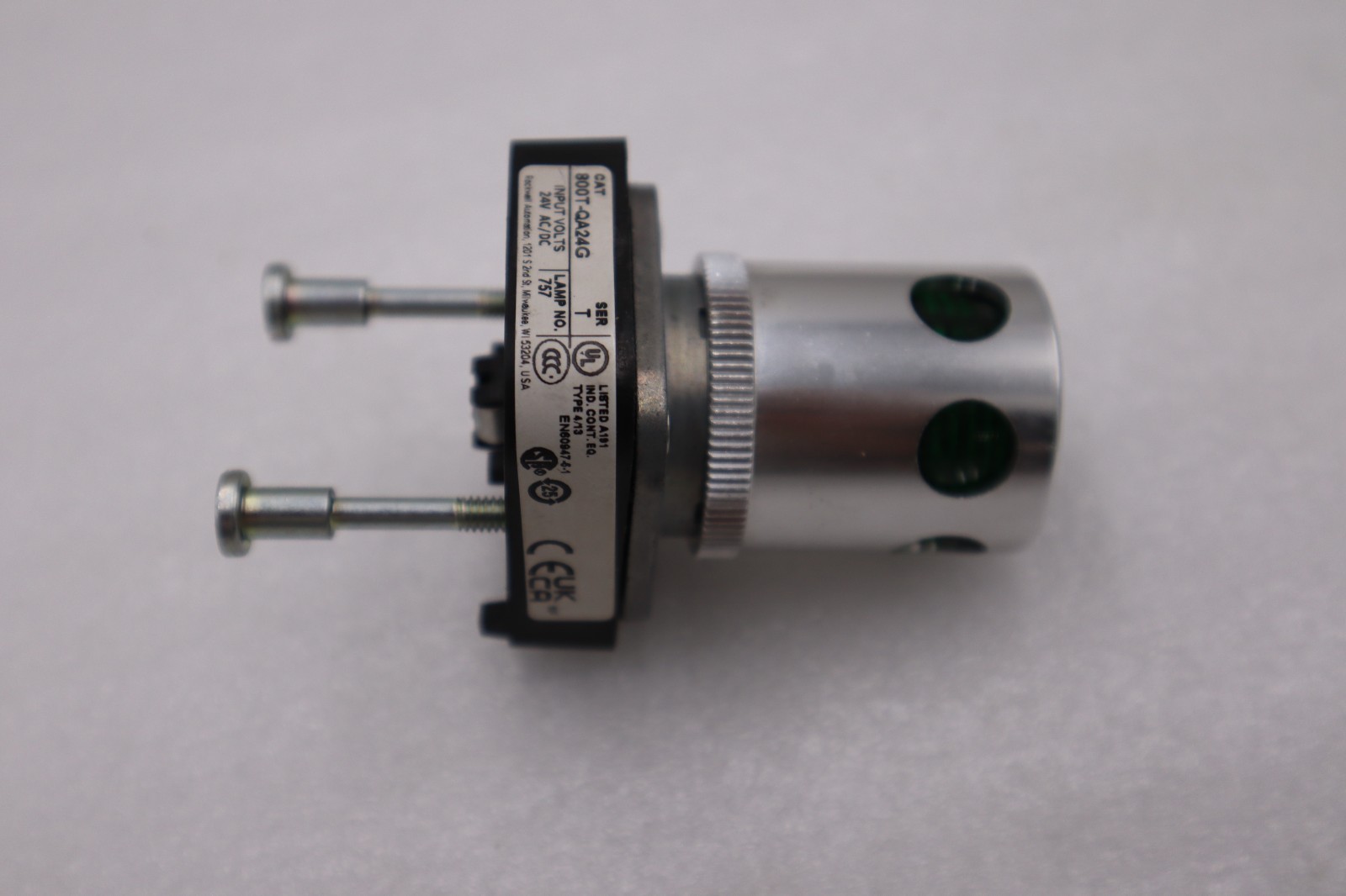 ALLEN BRADLEY 800T-QA24G PUSHBUTTON GREEN AB NEW OPEN BOX STK H1242A