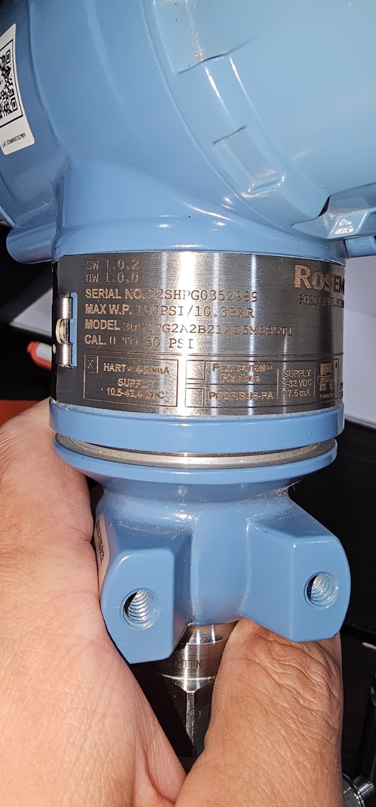 ROSEMOUNT 3051TG2A2B21AE5M5S5T1 PRESS TRANS 3051