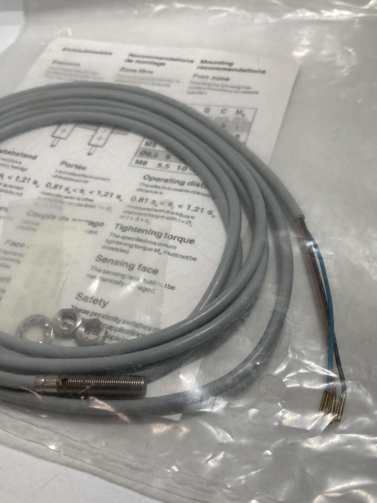 SICK IM05-0B8PS-ZW1 PROXIMITY SENSOR INDUCTIVE 10-30VDC200MA 0.8MM SEN NIB