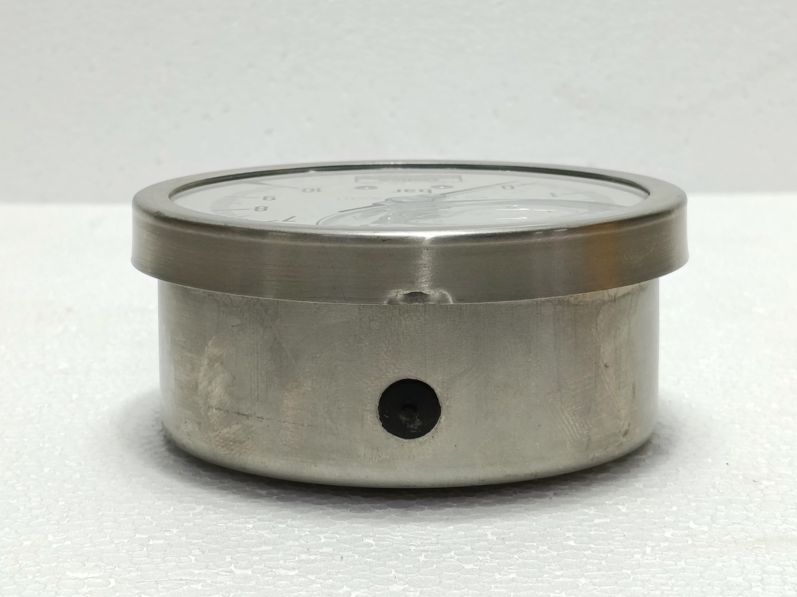 GEFICO PRESSURE GAUGE 21907 0 TO 10 BAR AISI 316 63MM BACK MOUNT 1/4 BSP NEW
