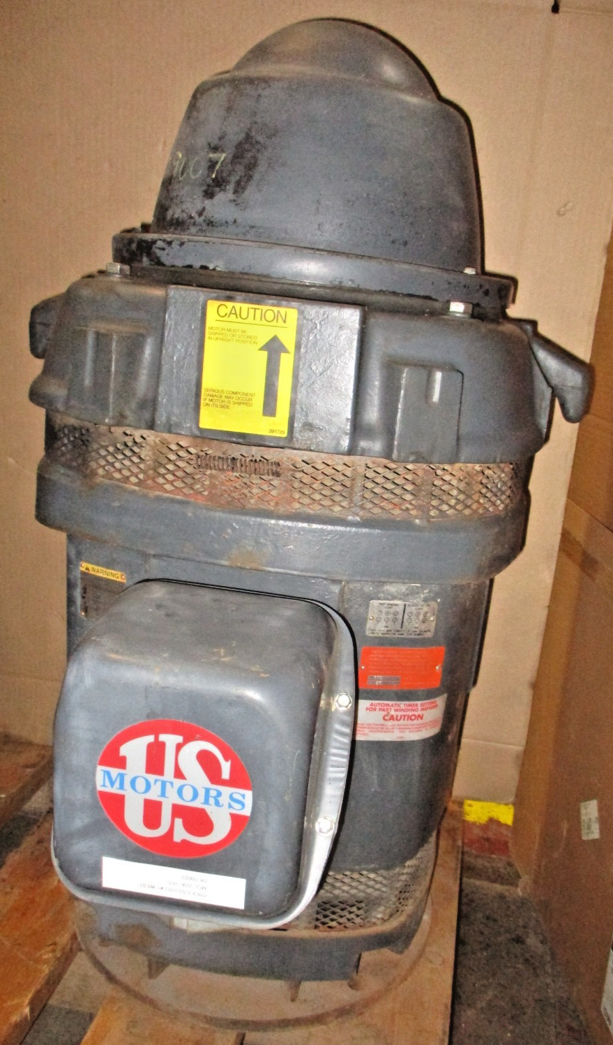 U.S. Electrical Motors 75HP 3PH 365TP HO 75S2SLG BF65A 6211-J 7220-BEP 53521WVS