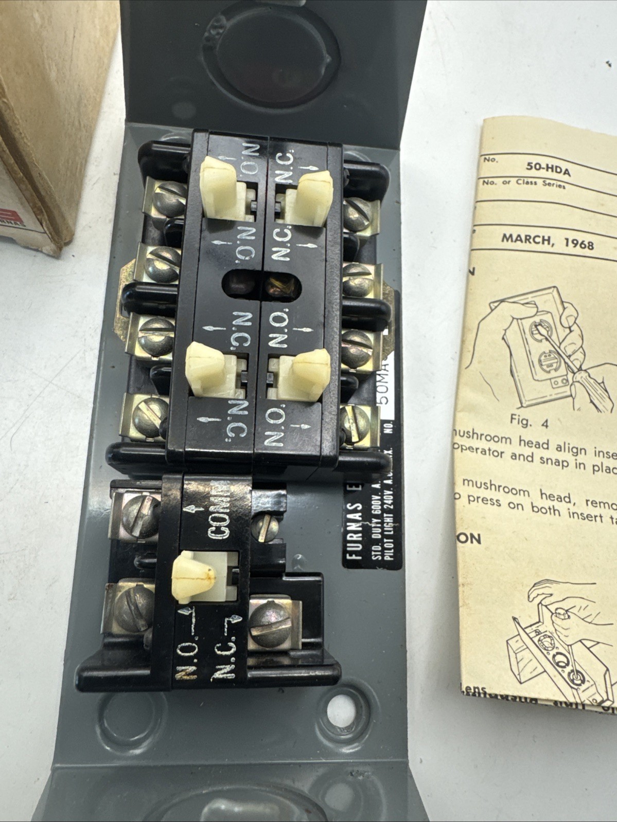 FURNAS 50MA3NPE NSMP New Open Box Old Stock