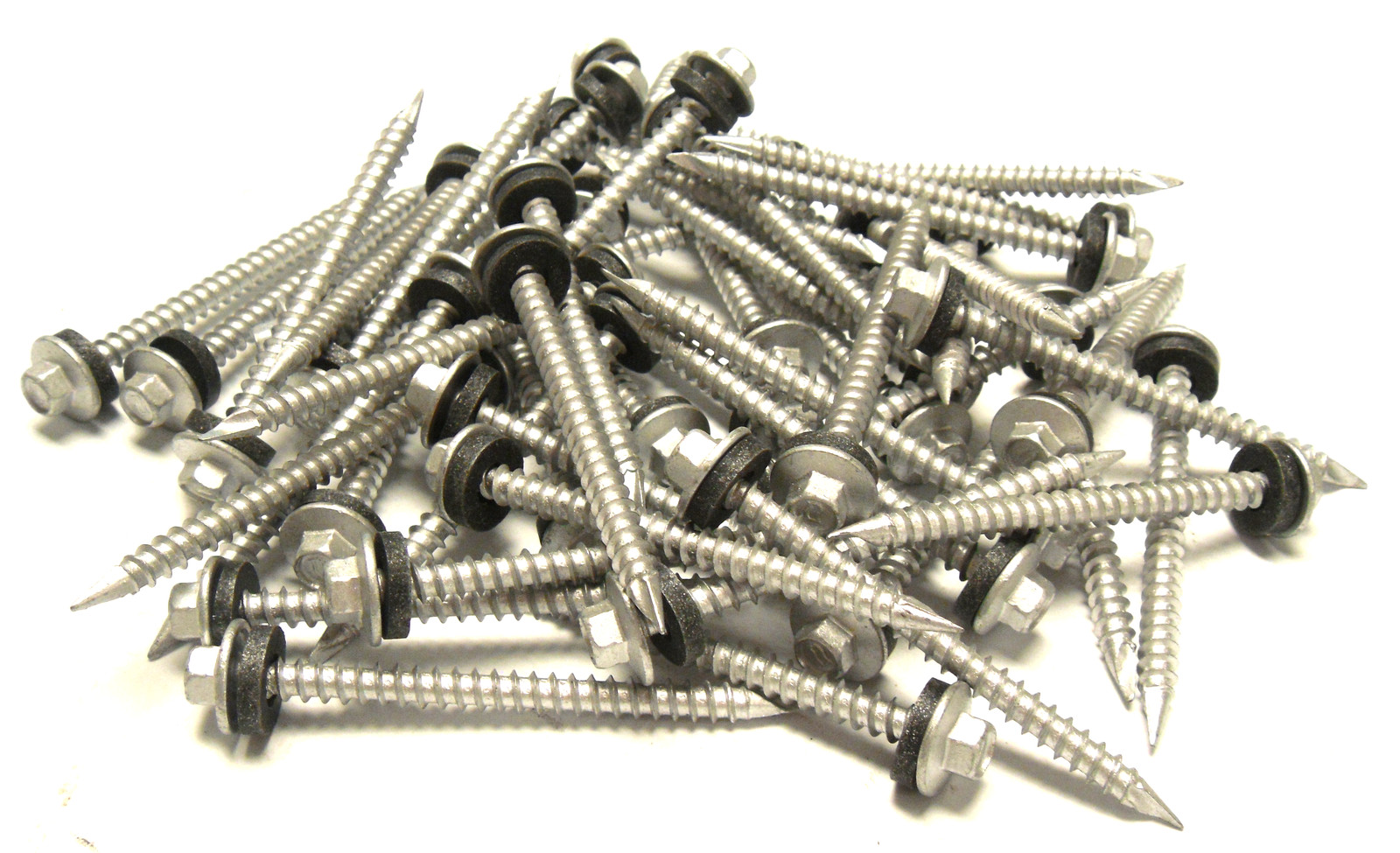 NEW ELCO 10-12 X 2 1/2 SELF DRILLING SCREWS HWH FLO-SEAL STALGARD COATED QTY 50
