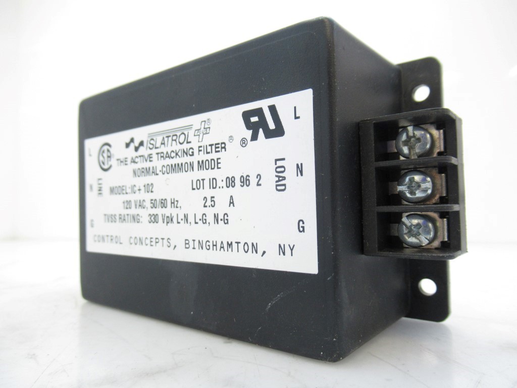 Control Concepts Islatrol Model Ic+102 Active Tracking Filter (F101)