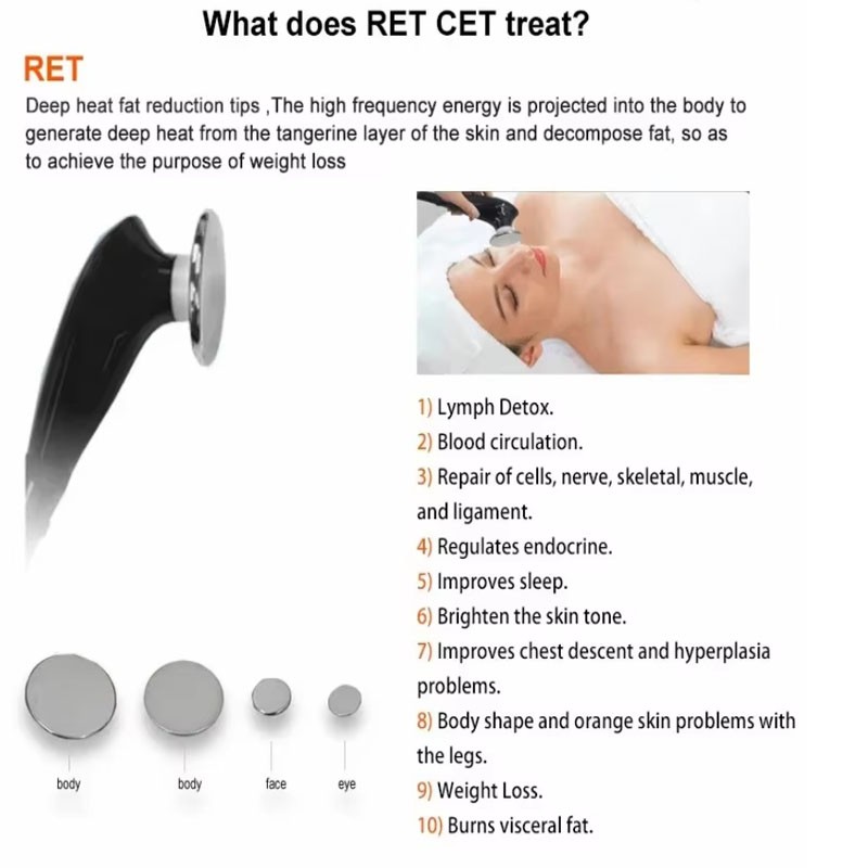 448khz Body Shaping Instrument Frequency Beauty Therapy Fat Res Cap Technology