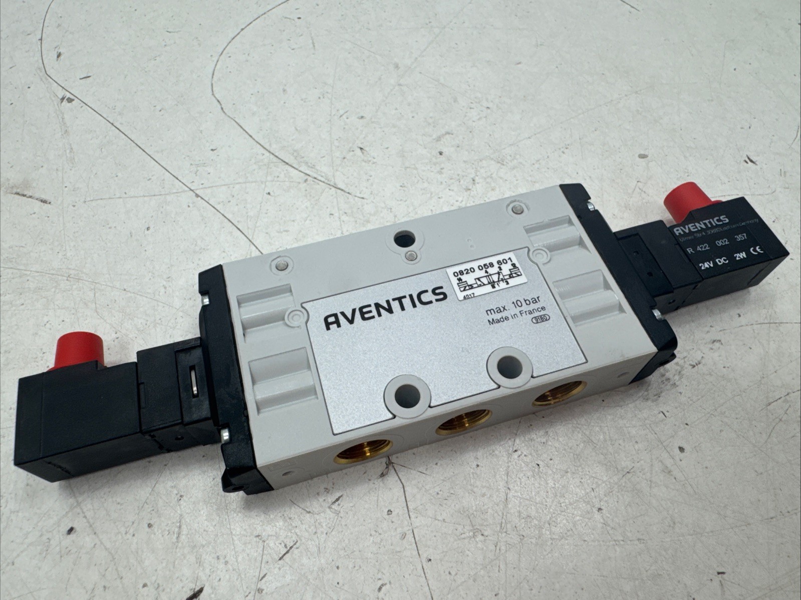 Emerson-Aventics 0820058601 Positively Overlapping 5/2-Directional Spool Valve
