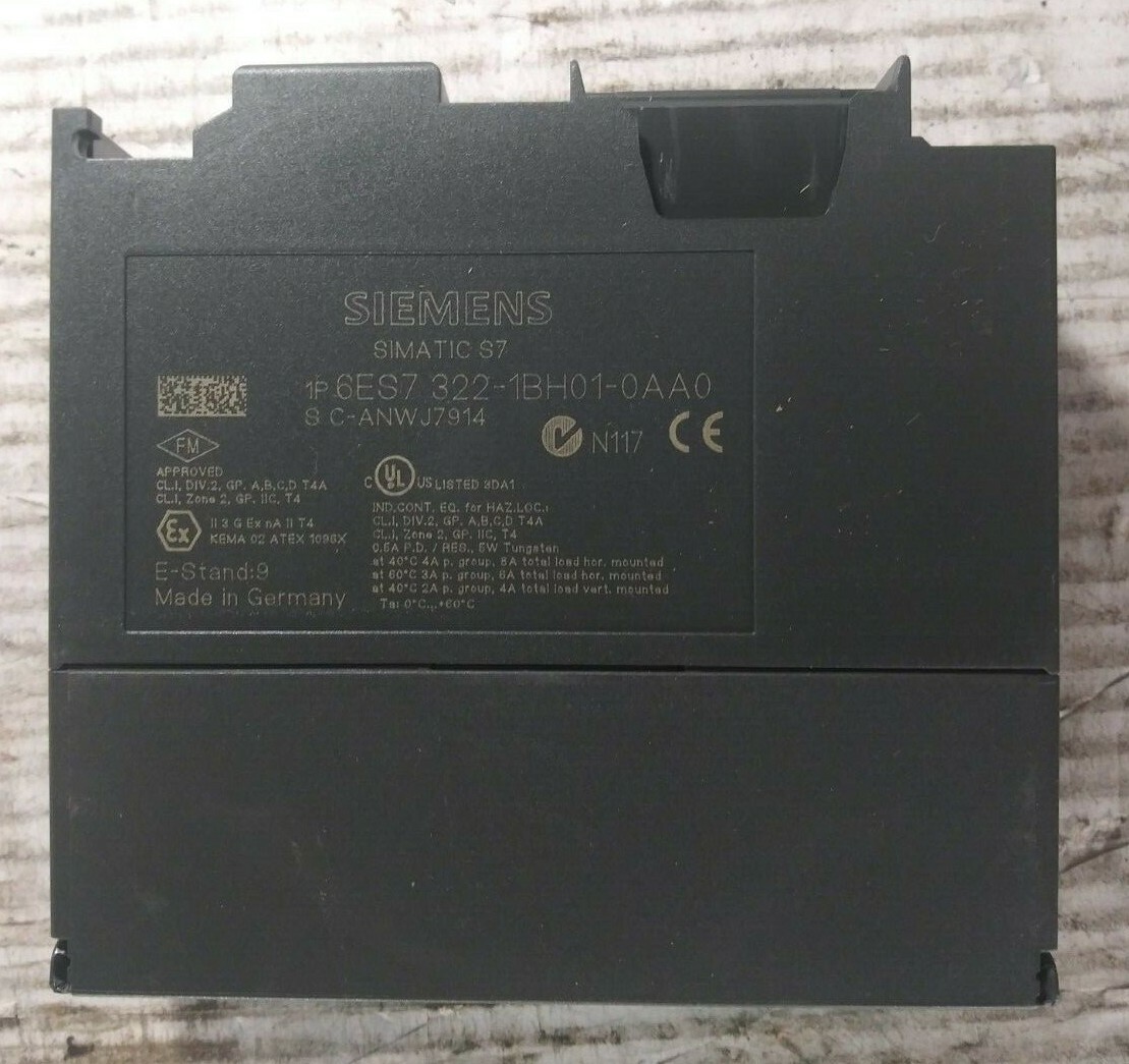 1 USED SIEMENS 6ES7 322-1BH01-0AA0 OUTPUT MODULE ***MAKE OFFER***
