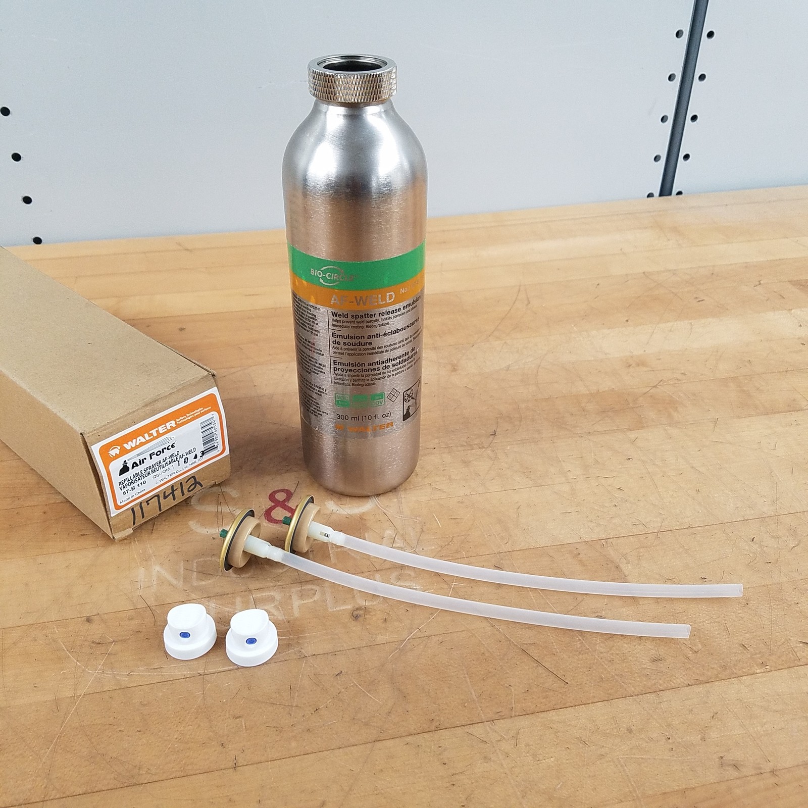 Walter 57-B 110 Refillable Sprayer AF-Weld Vaporisateur Reutilisable AF-Weld